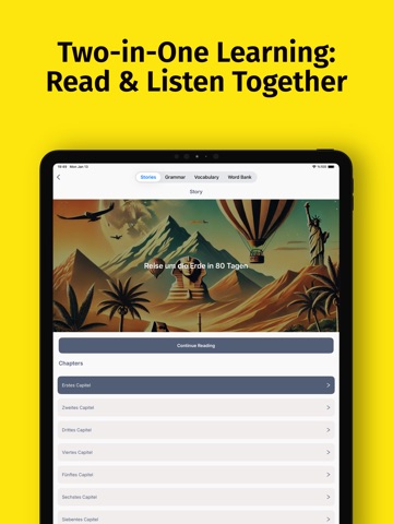 German Reading Stories Books iPad screenshot