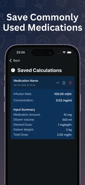 Easy Infusion Calculator screenshot 4
