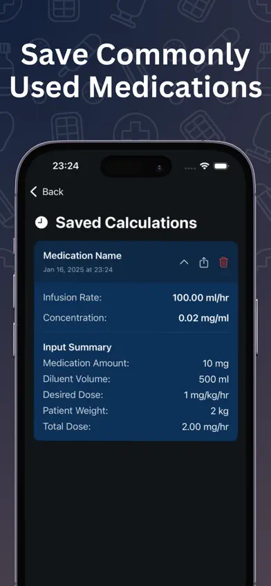 Easy Infusion Calculator screenshot 4
