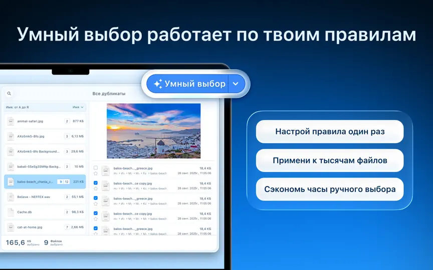 Скриншот Duplicate File Finder Remover на iPhone 6