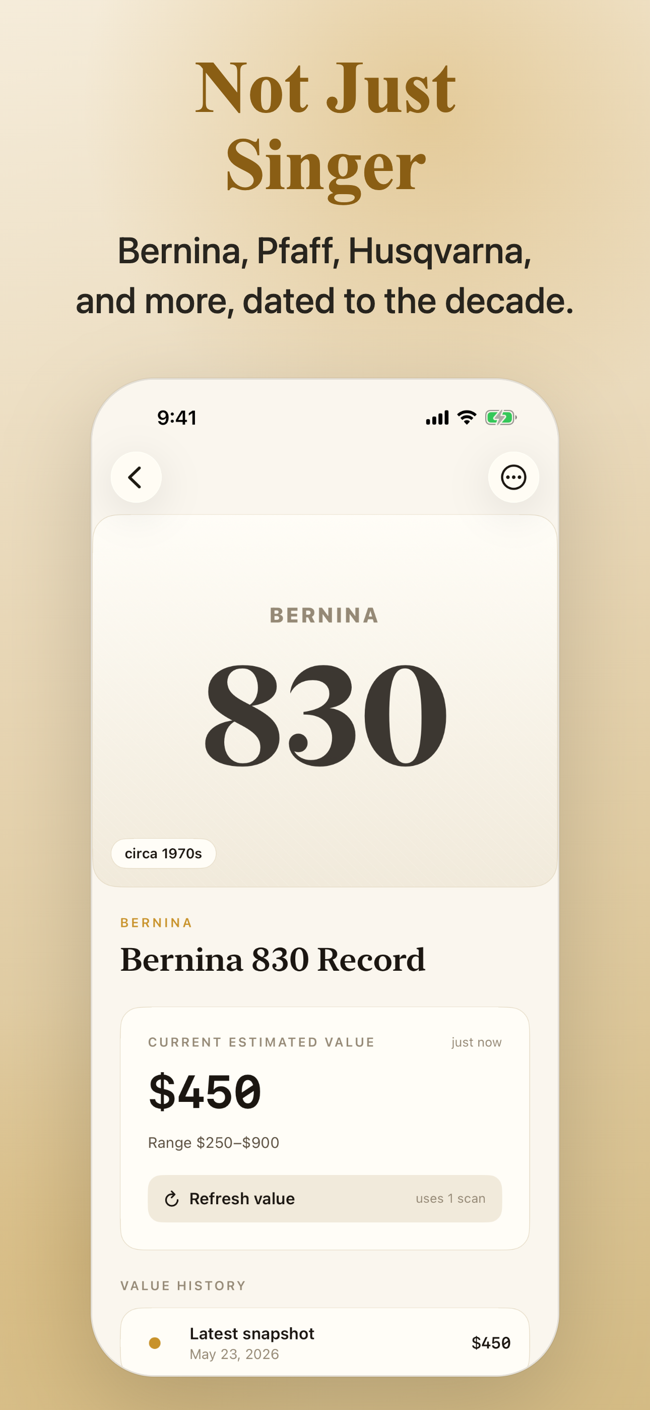SewSnap: Singer Serial Number screenshot 6