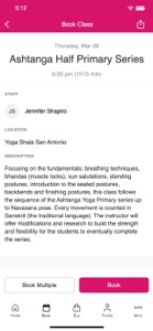 Yoga Shala of San Antonio screenshot #3 for iPhone