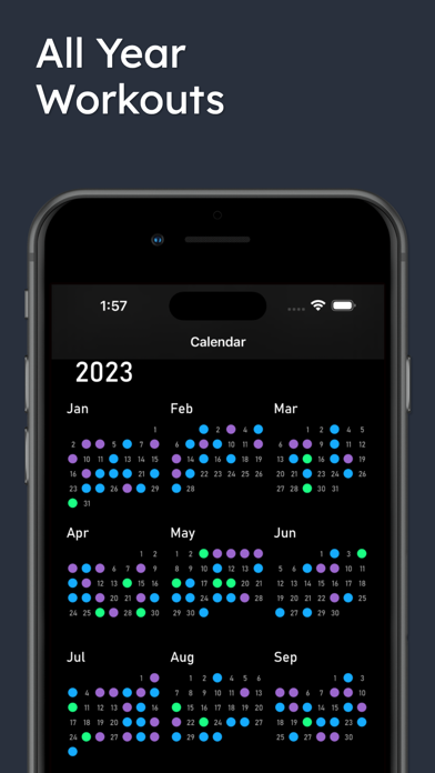 Workout Hero: Streaks Calendar Screenshot