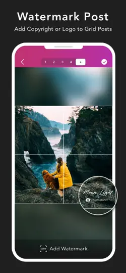 Capture d'écran de Griddy Pro: Split Pic In Grids sur iPhone 5
