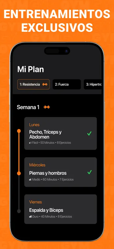 Gym WP - Rutina Entrenamiento screenshot 1 of 7
