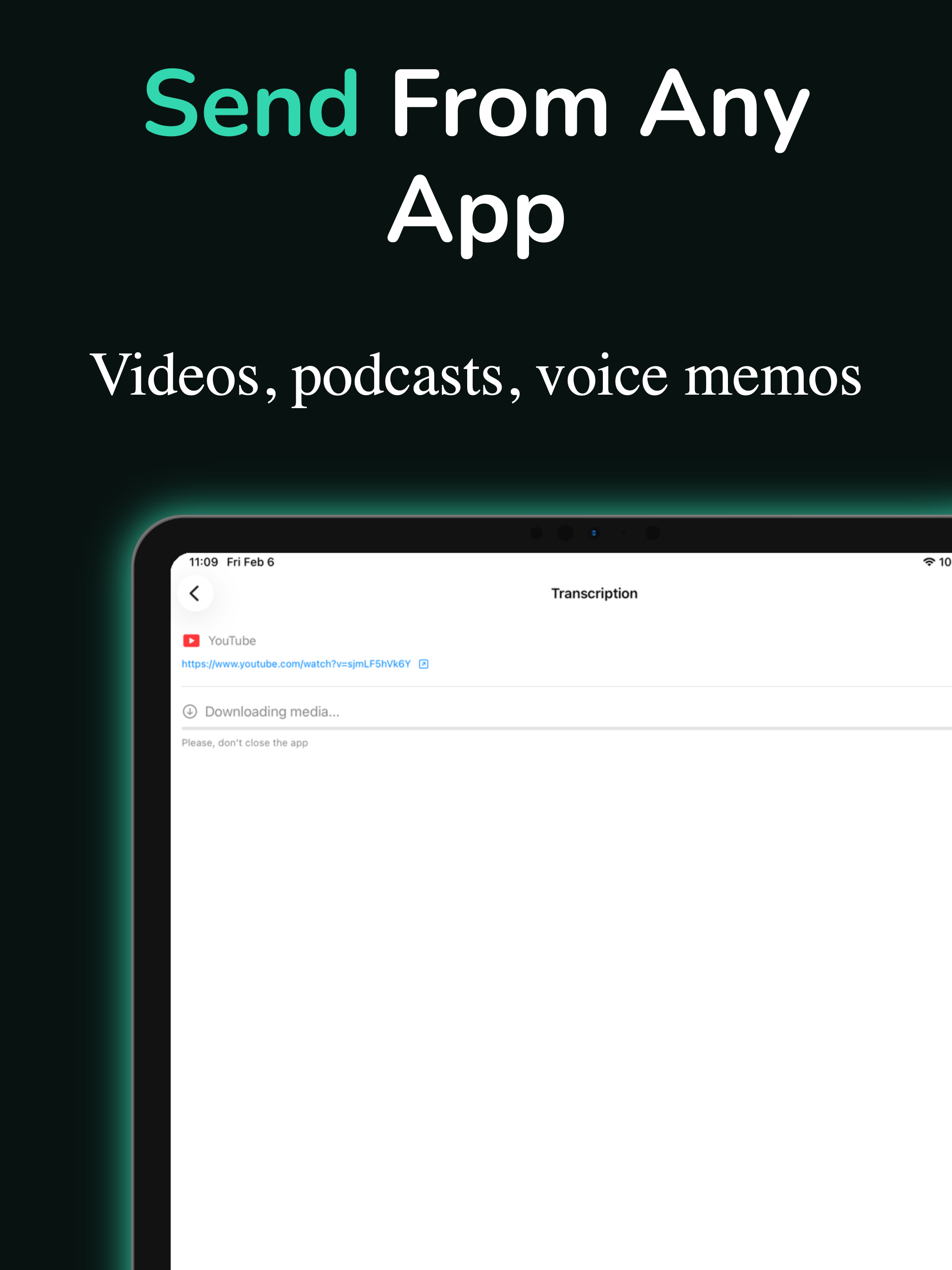 Transcribe Video - Any Scribe