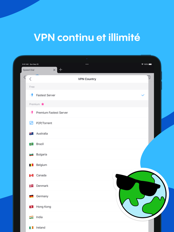 Screenshot #5 pour Aloha Browser - Privé VPN