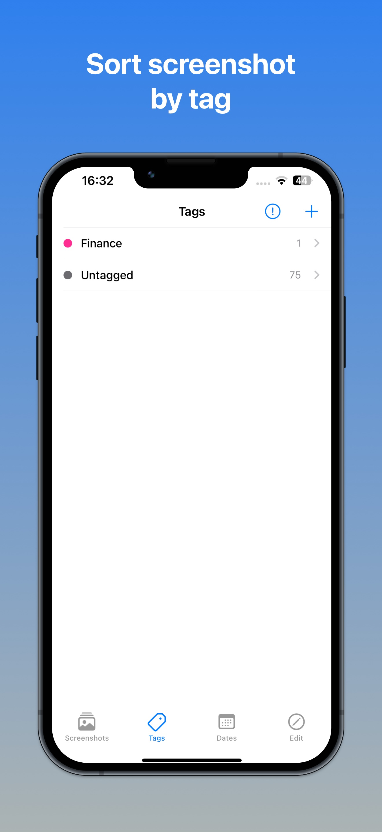 Screenshot Manager - Stitch