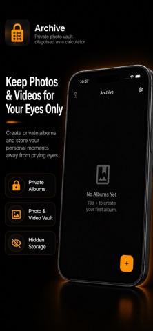 Archive - Private Photos iPhone screenshot