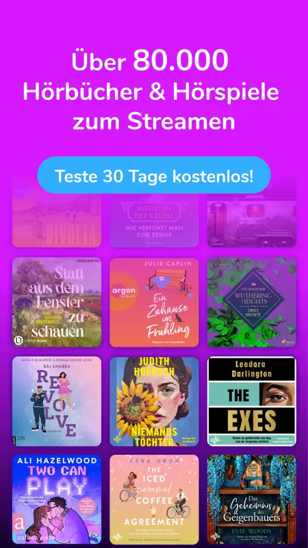 Audioteka Hörbücher App screenshot 3 of 8