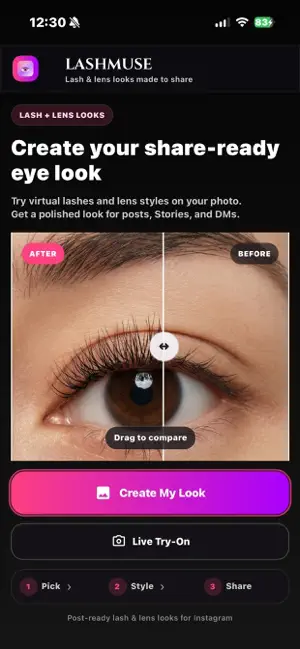 LashMuse screenshot 1
