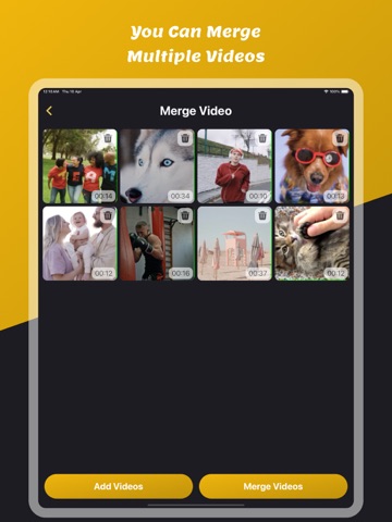 Crop Videos: Crop, Trim & Mp3 iPad screenshot