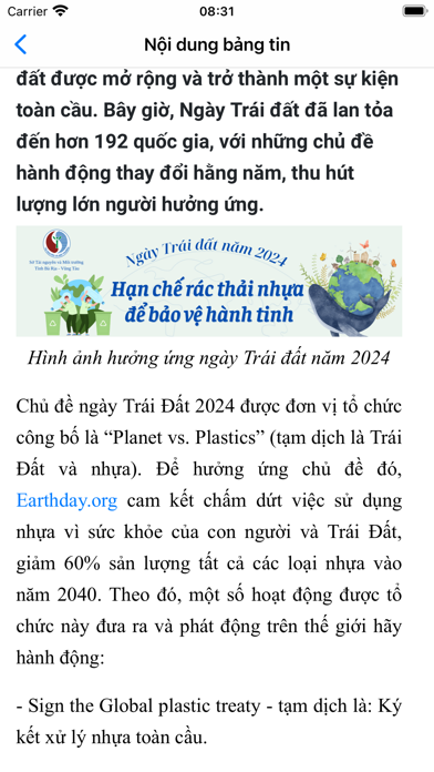 Truyền Thông Môi Trường BRVT Screenshot