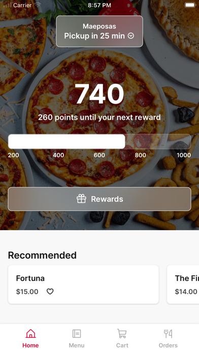 Maeposas iPhone screenshot 1 - Food & Drink app