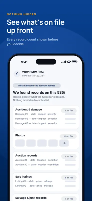Checar VIN: Reporte de Autos screenshot 4 of 10