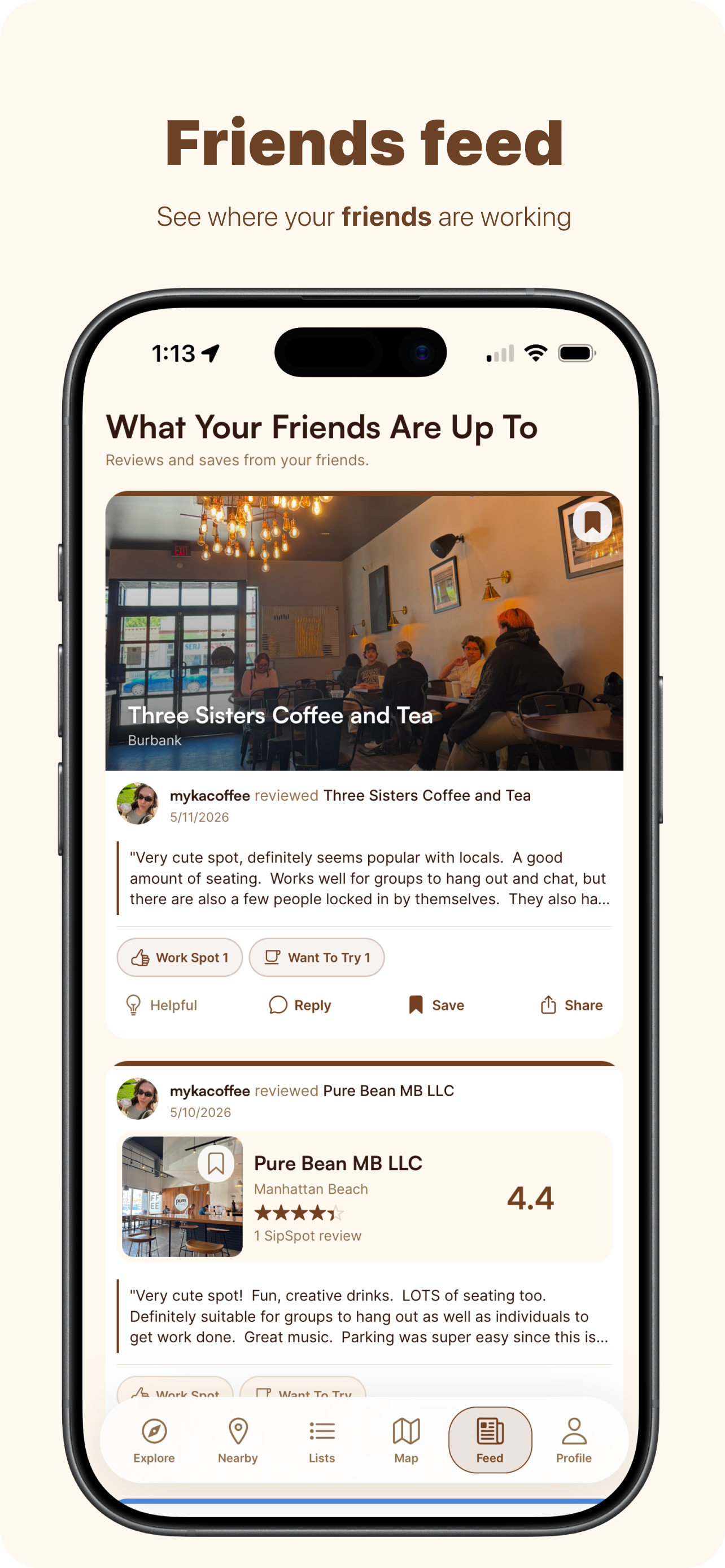 SipSpot: Work From Anywhere