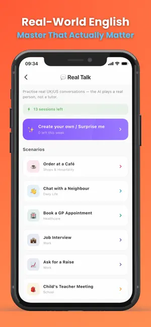 Alice: AI English Tutor screenshot 1