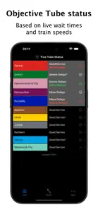 True Tube Status: Underground screenshot #1 for iPhone