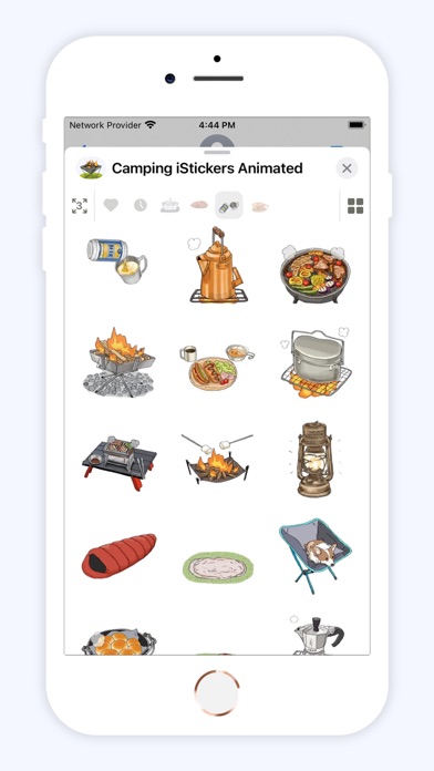 Screenshot #3 pour Camping iStickers Animated