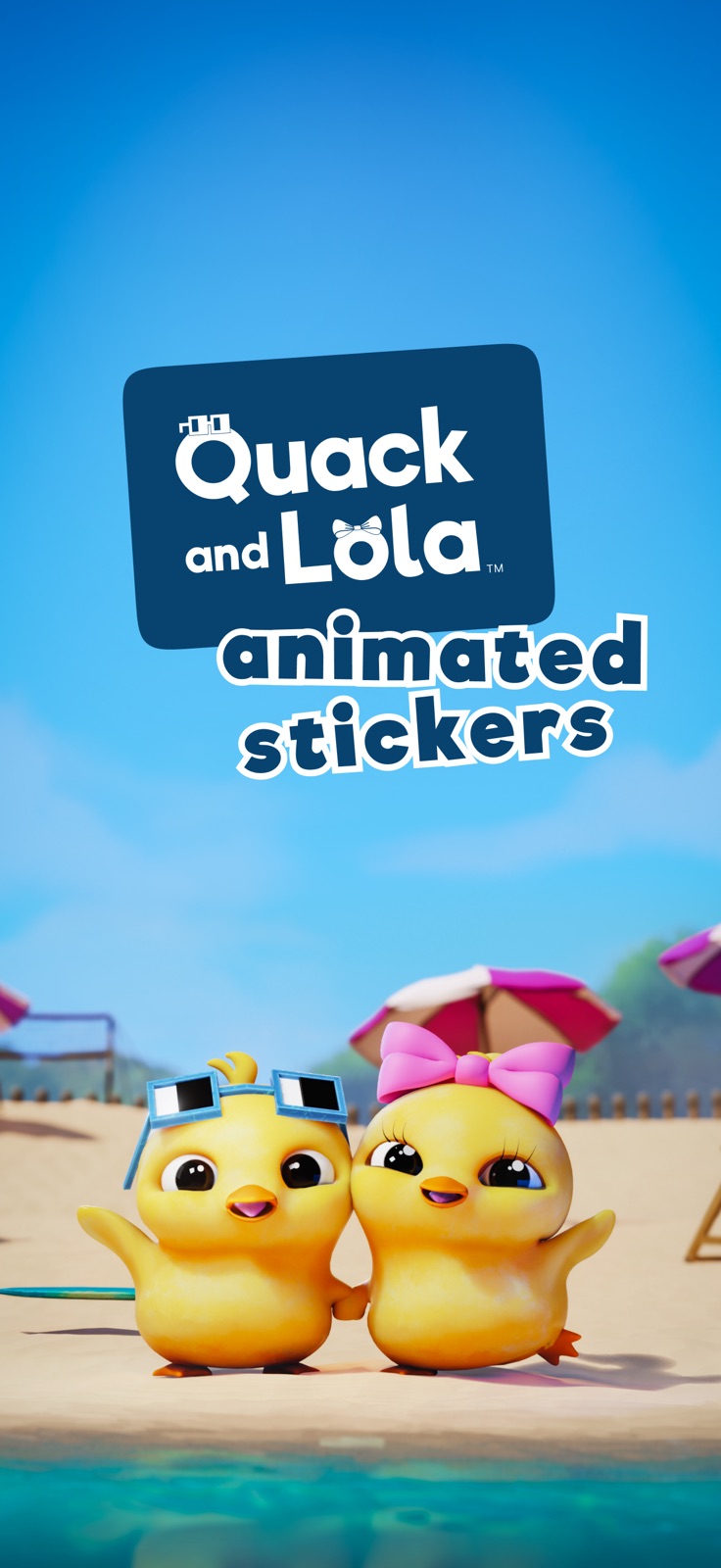 QUACK AND LOLA ™ Stickers messages screenshot 1