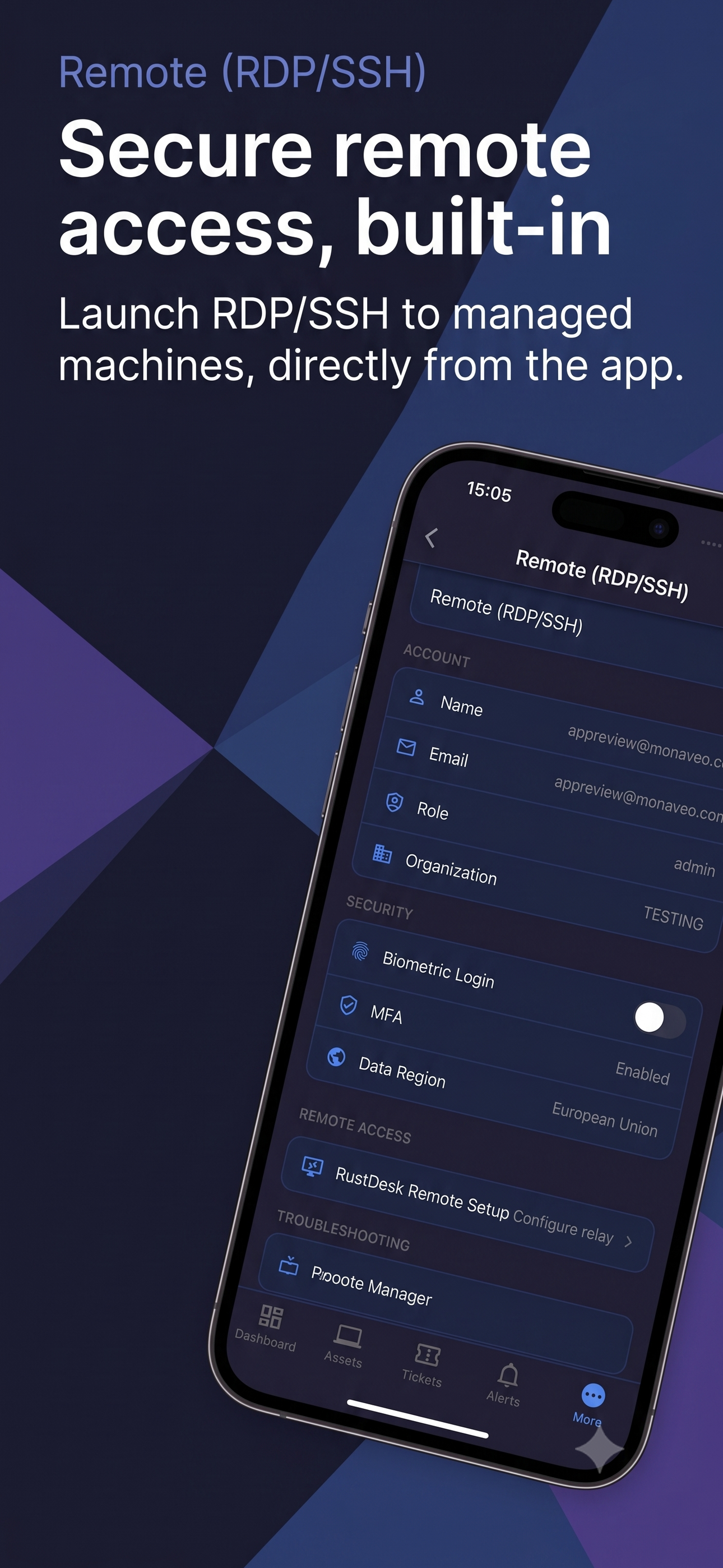 Monaveo RMM screenshot 5