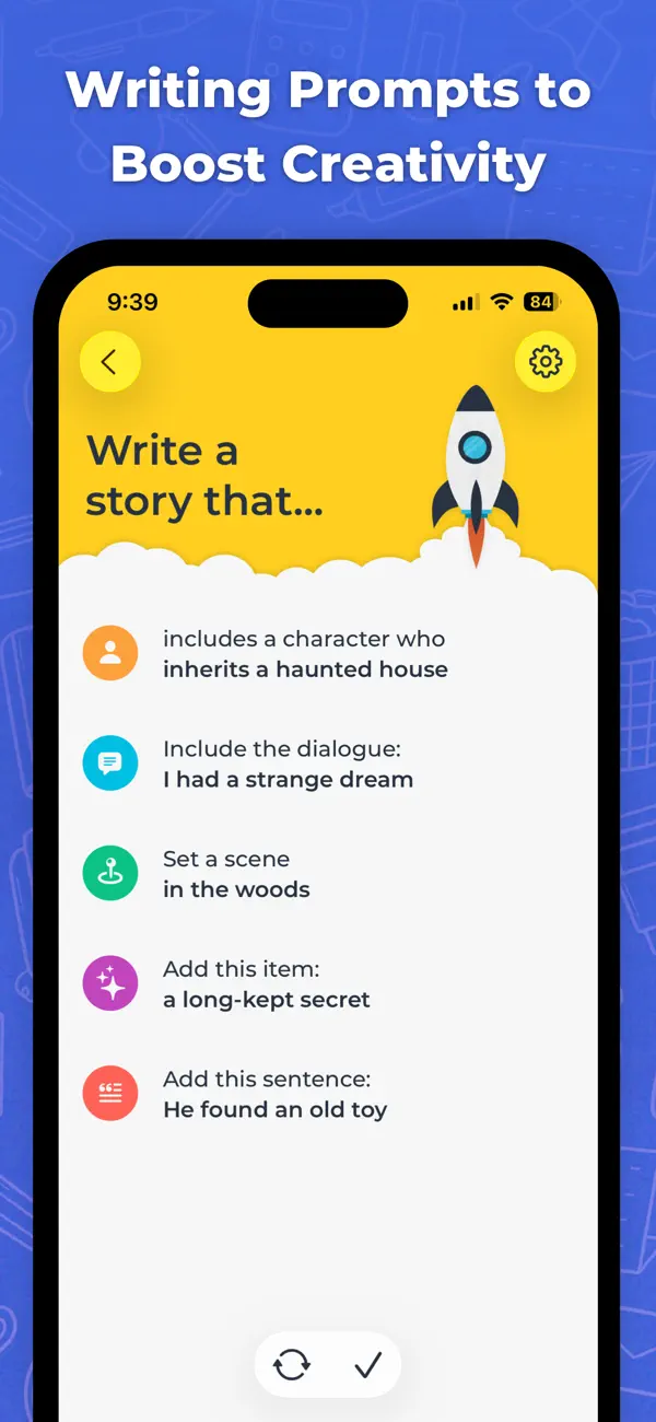 Screenshot #1 pour Writing Challenge