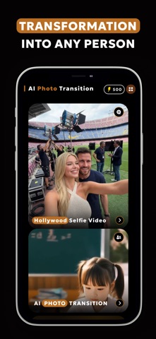 Hollywood Selfie: TransitionAI screenshot