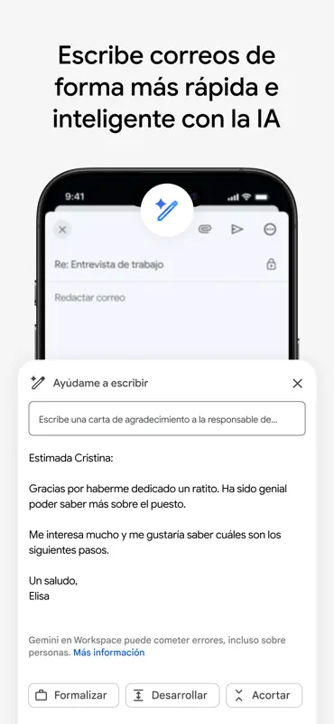 Gmail - El correo de Google screenshot 5 of 10
