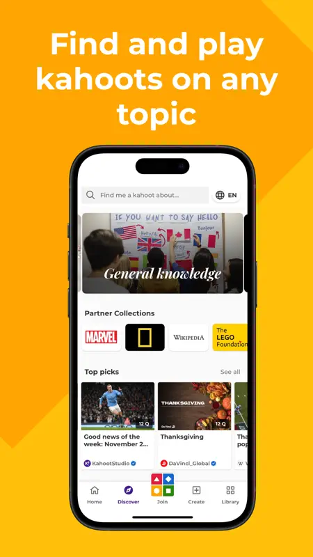 Kahoot! Play & Create Quizzes screenshot 2 of 8