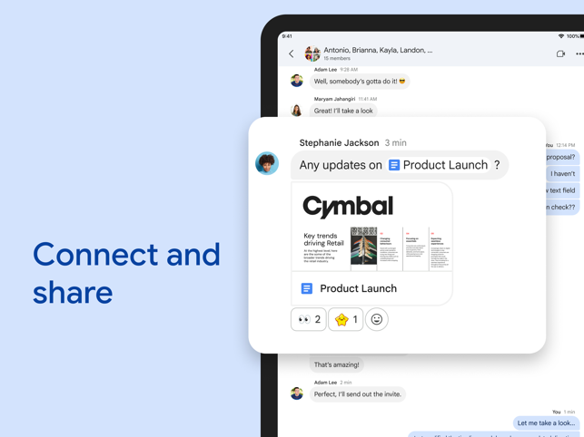 ‎Google Chat Screenshot