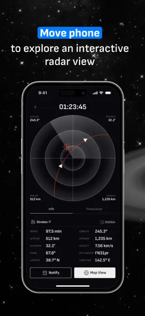 Satellite Tracker ISS Live Map screenshot 4
