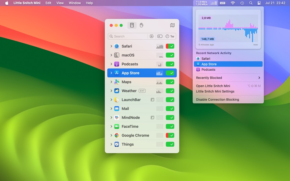 #3. Little Snitch Mini (macOS) بواسطة: Objective Development