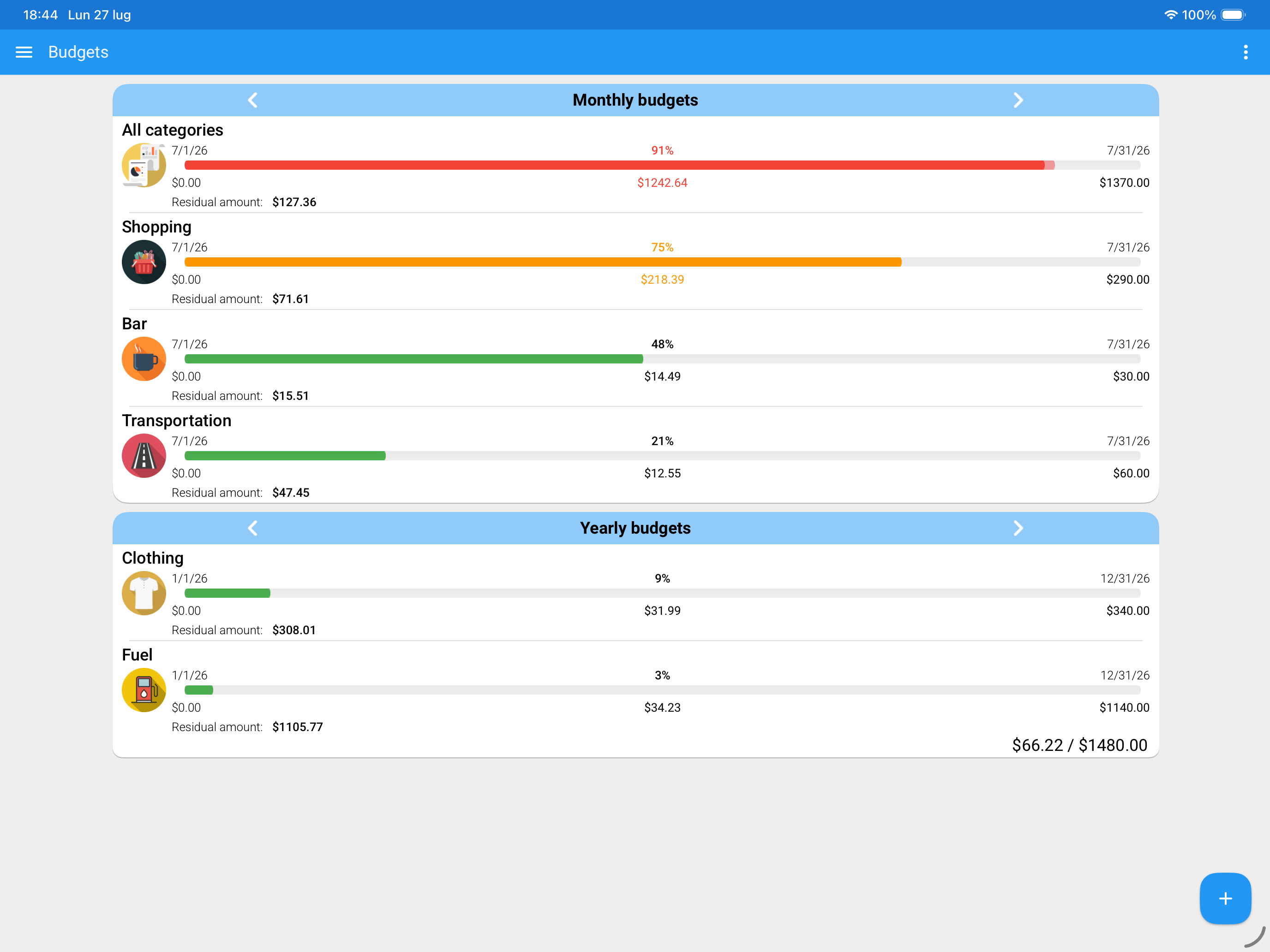 Fast Budget - Expense Manager screenshot 11