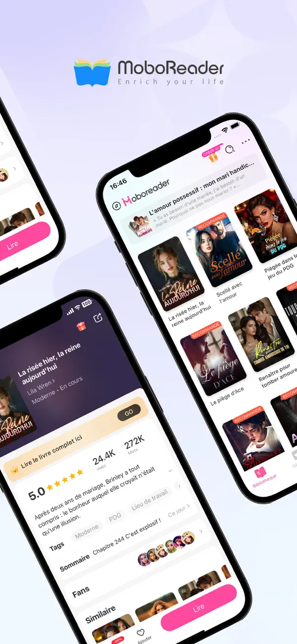 Screenshot #2 pour MoboReader - Romans et livres