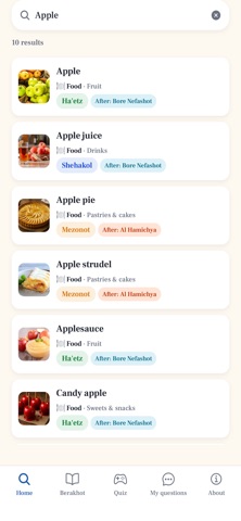 Which Berakha? Screenshot 1 of 6
