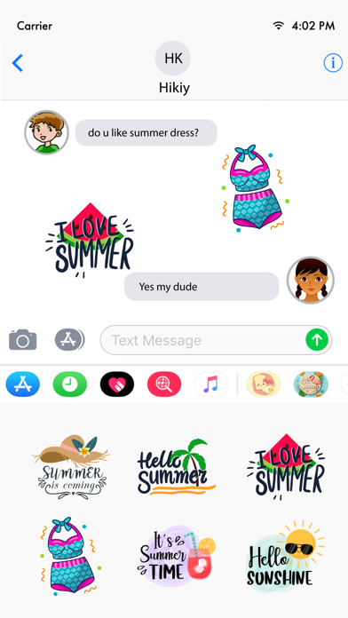 Hello Summer Stickers! Screenshot