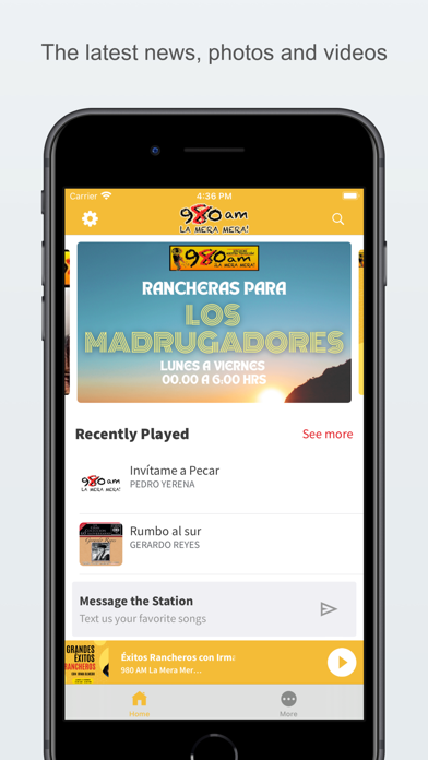 980 AM La Mera Mera Screenshot