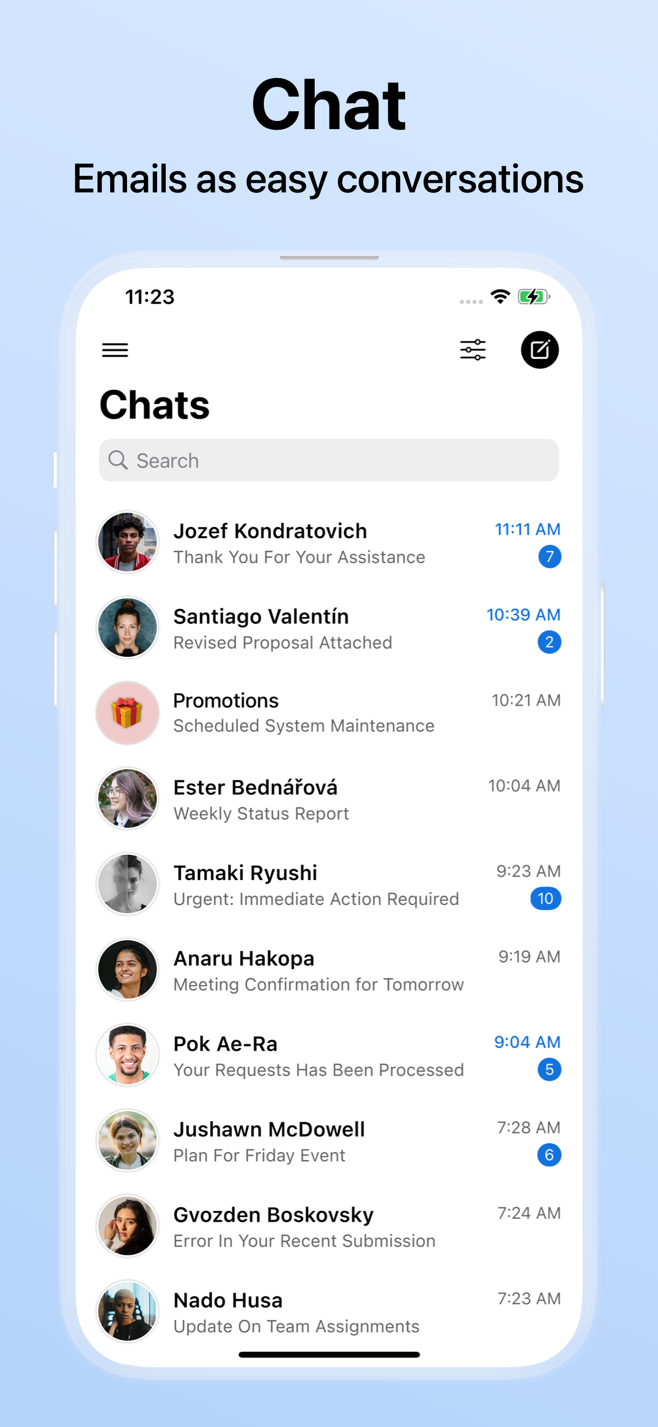 ChatInbox: Chat-Style Email