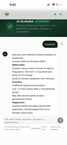 Pure Herbal Wisdom screenshot