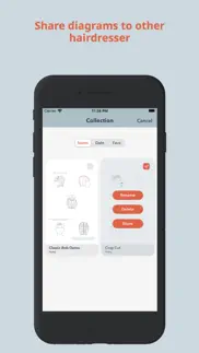 hairtechapp - cutting diagrams iPhone Captures Décran 4