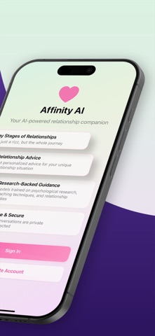 Affinity AI screenshot