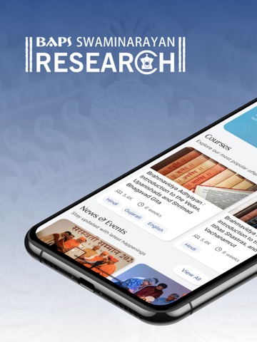 BAPS Research iPad screenshot