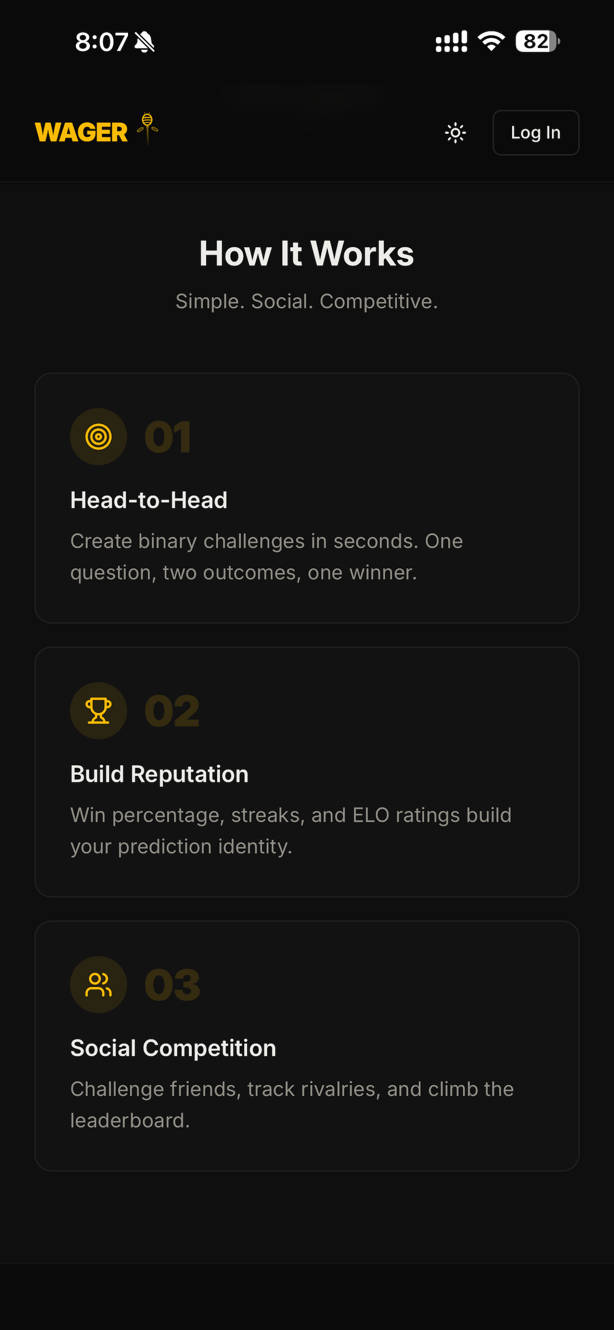 WAGER-Social Prediction Engine screenshot 10