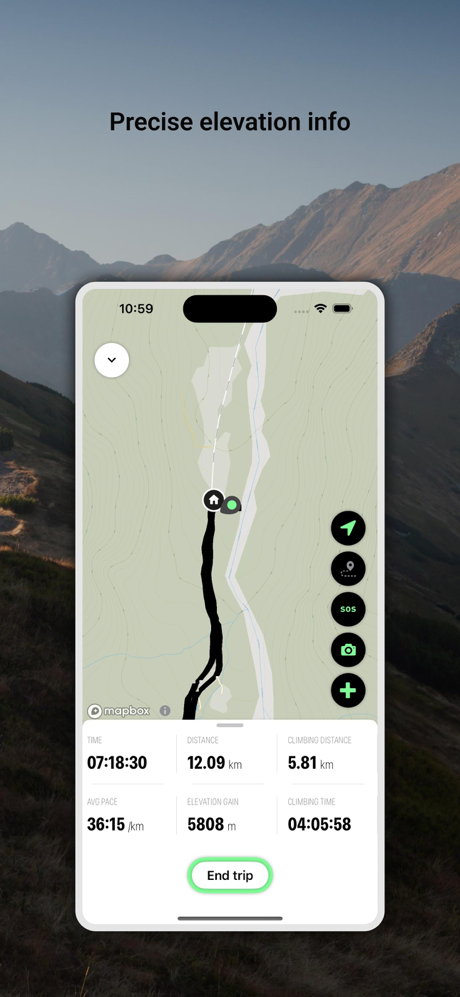 Altimeter Mountain GPS Tracker screenshot 8