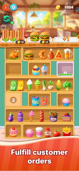 Fast Food Match:Tasty Sort screenshot 2
