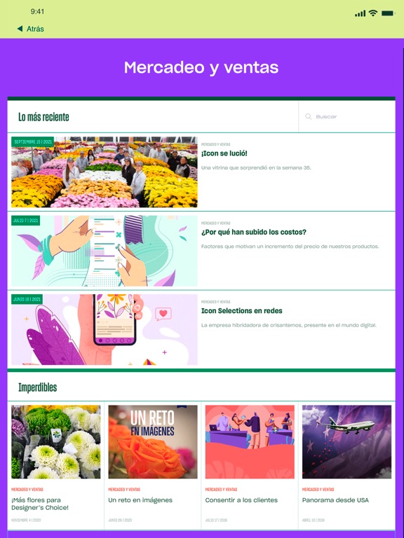 Sépalo iPad screenshot 5 - Lifestyle app