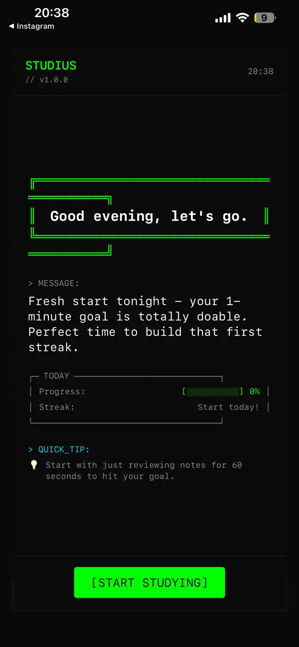 #2. Studius - AI Study Timer (iOS) Göre: Aneesh Pradeep