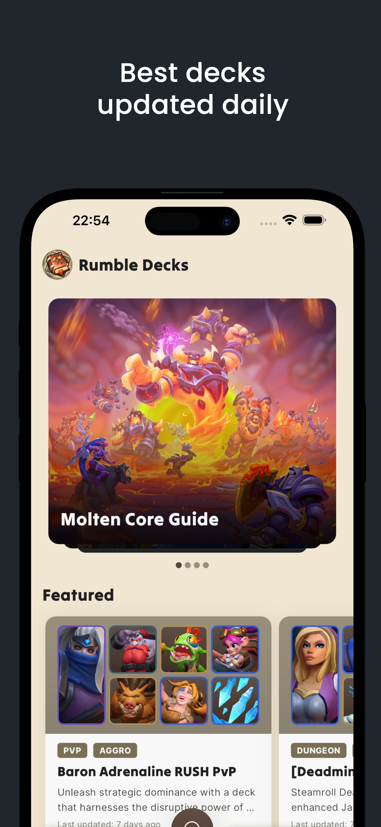 Decks for Warcraft Rumble