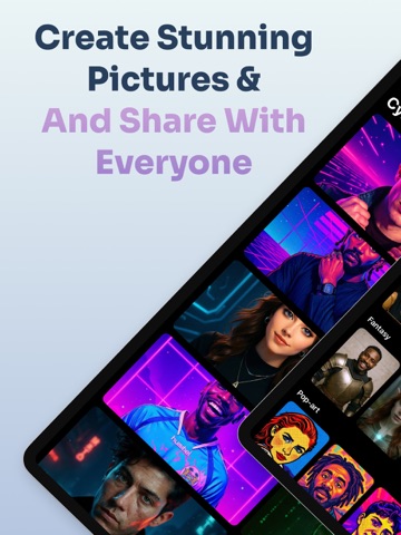 AI Avatar Generator - ArtifyMe iPad screenshot