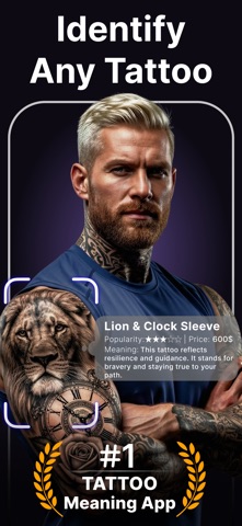 InkSense: Find Tattoo Meaning iPhone screenshot